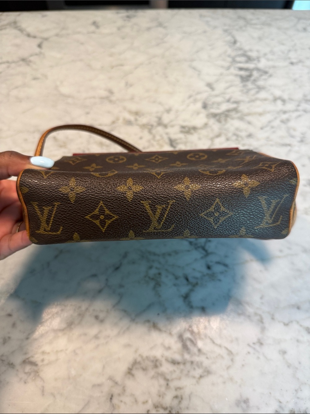 Louis Vuitton Monogram Mini Shoulder Bag in Brown and Gold - Picture 3 of 8